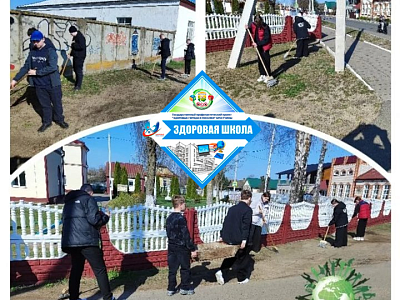 Мотольские школьники навели порядок