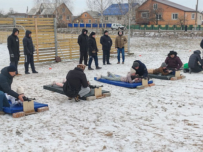 Лучшие «снежные снайперы» района 
