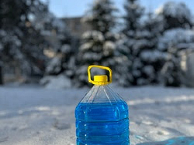 Использование стеклоомывающей жидкости незамерзающей  «NORTH WAY» -30 небезопасно
